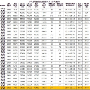 深圳小汽车增量指标竞价情况表