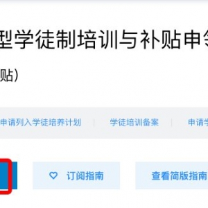 深圳龙岗企业新型学徒制补贴网上申请流程