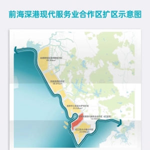 深圳前海合作区总面积扩展地图一览