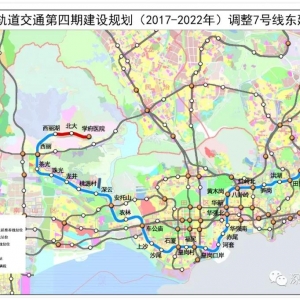 深圳地铁7号线二期规划(站点+线路图+通车时间)