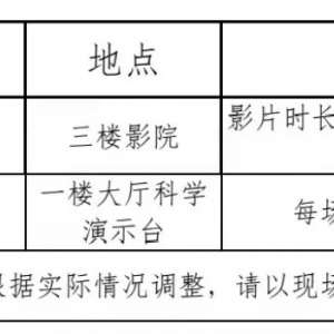 2021年深圳科学馆中秋节开放安排