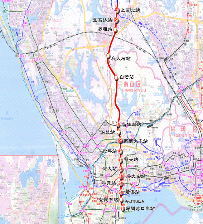 深圳地铁未来最全规划，一共有34条轨道交通线路，快来看看都到哪