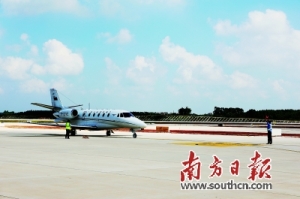 湛江吴川机场开始校飞 将建成4E级机场