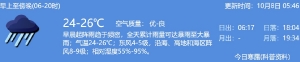 2021年10月8日深圳天气全天累计雨量可达暴雨至大暴雨