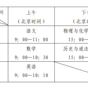 2022深圳中考时间什么时候